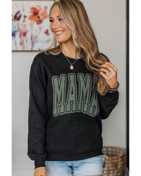 Thumbnail for Azura Exchange Mama Varsity Crew Neck Sweatshirt - M