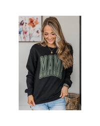 Thumbnail for Azura Exchange Mama Varsity Crew Neck Sweatshirt - M