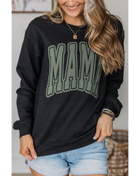 Thumbnail for Azura Exchange Mama Varsity Crew Neck Sweatshirt - M