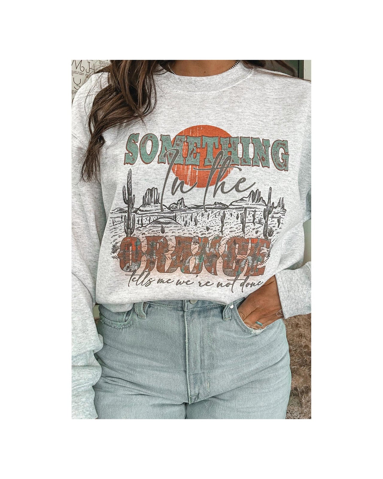 Azura Exchange Graphic Relaxed Sweatshirt - L