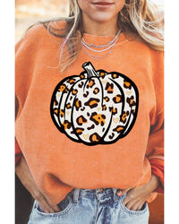 Thumbnail for Azura Exchange Leopard Graphic Corded Sweatshirt - 2XL