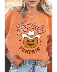 Thumbnail for Azura Exchange Howdy Pumpkin Halloween Graphic Sweatshirt - 2XL