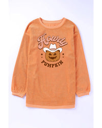 Thumbnail for Azura Exchange Howdy Pumpkin Halloween Graphic Sweatshirt - 2XL