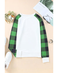 Thumbnail for Azura Exchange Plaid Long Sleeve Sweatshirt - L