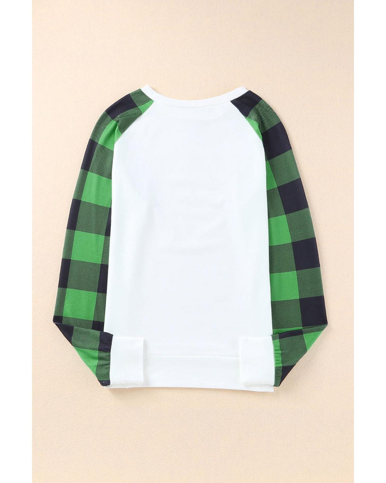 Azura Exchange Plaid Long Sleeve Sweatshirt - L