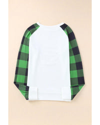 Thumbnail for Azura Exchange Plaid Long Sleeve Sweatshirt - L