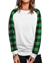 Thumbnail for Azura Exchange Plaid Long Sleeve Sweatshirt - L