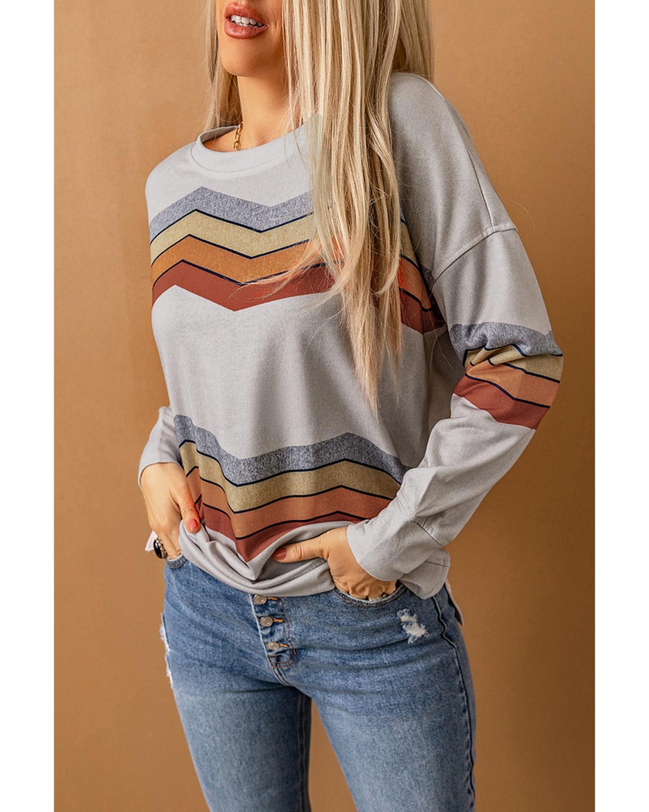 Azura Exchange Classic Color Block Sweatshirt - S