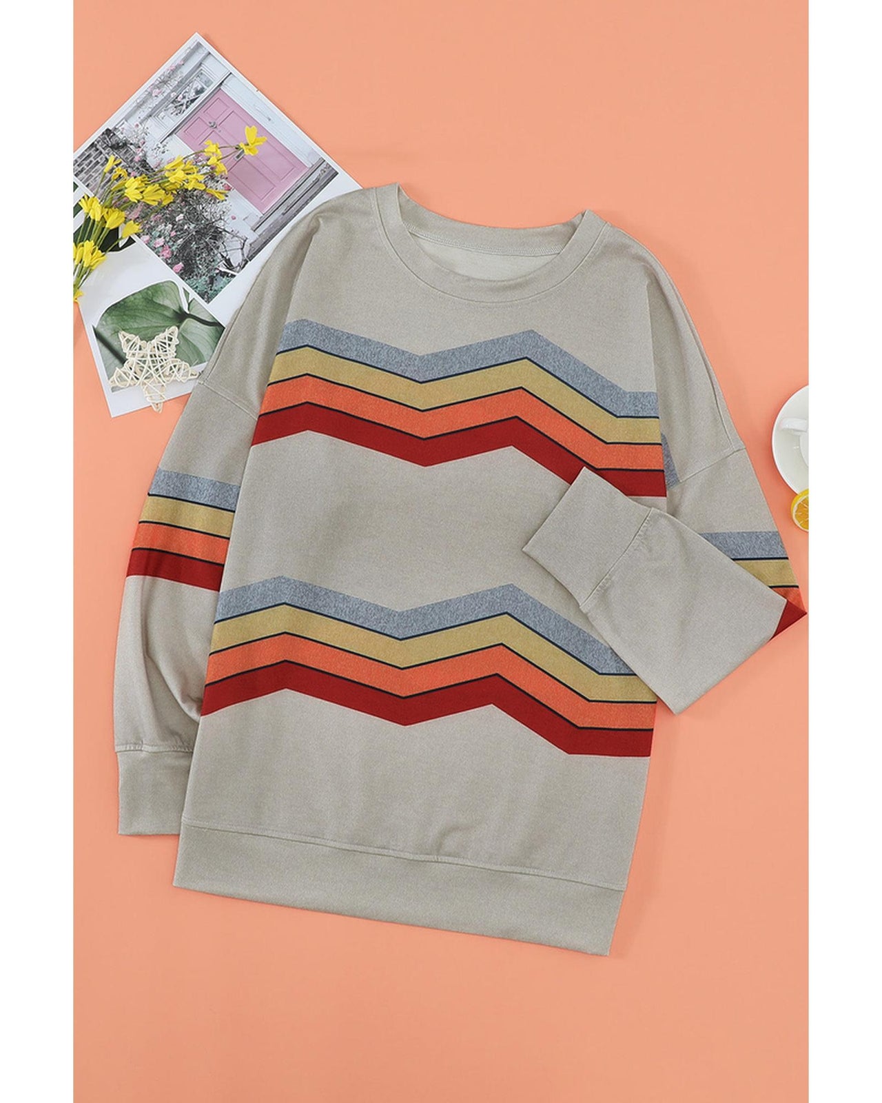 Azura Exchange Classic Color Block Sweatshirt - S