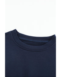 Thumbnail for Azura Exchange Colorblock Sweatshirt with Contrast Stitching and Slits - L