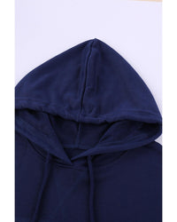 Thumbnail for Azura Exchange Color Block Stripe Hoodie with Drawstring - L