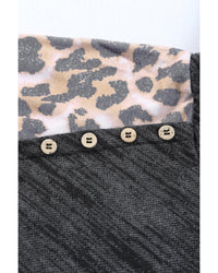 Thumbnail for Azura Exchange Leopard Contrast Hoodie - XL