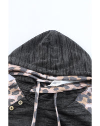 Thumbnail for Azura Exchange Leopard Contrast Hoodie - XL