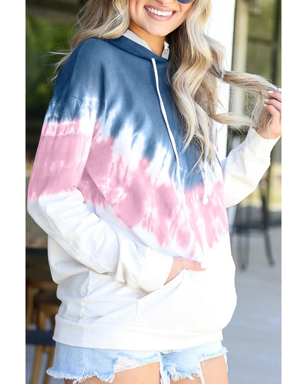 Azura Exchange Tie-dye Hoodie - M