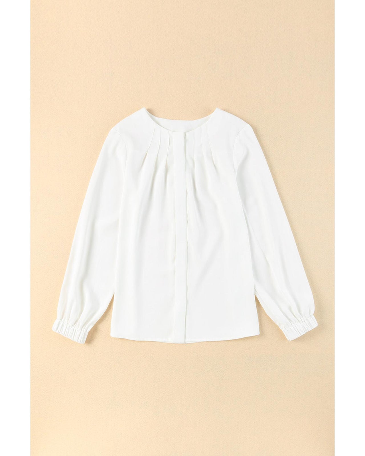 Azura Exchange Gathered Cuff Shirt - L