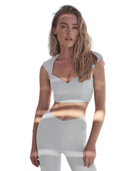 Thumbnail for Azura Exchange Ribbed Sleeveless Gym Top with Joint Straps - L