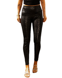 Thumbnail for Azura Exchange Leopard Textured Leggings - XL