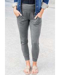 Thumbnail for Azura Exchange Pleated Pocket Leggings - L