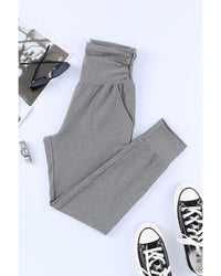 Thumbnail for Azura Exchange Pleated Pocket Leggings - L