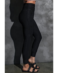 Thumbnail for Azura Exchange Pleated Pocket Leggings - L