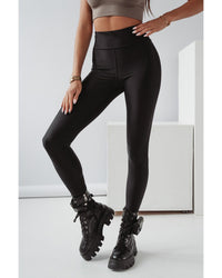 Thumbnail for Azura Exchange Tummy Control High Waist Leggings - L