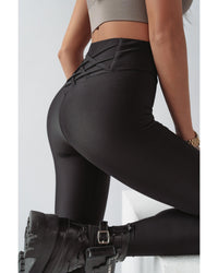 Thumbnail for Azura Exchange Tummy Control High Waist Leggings - L