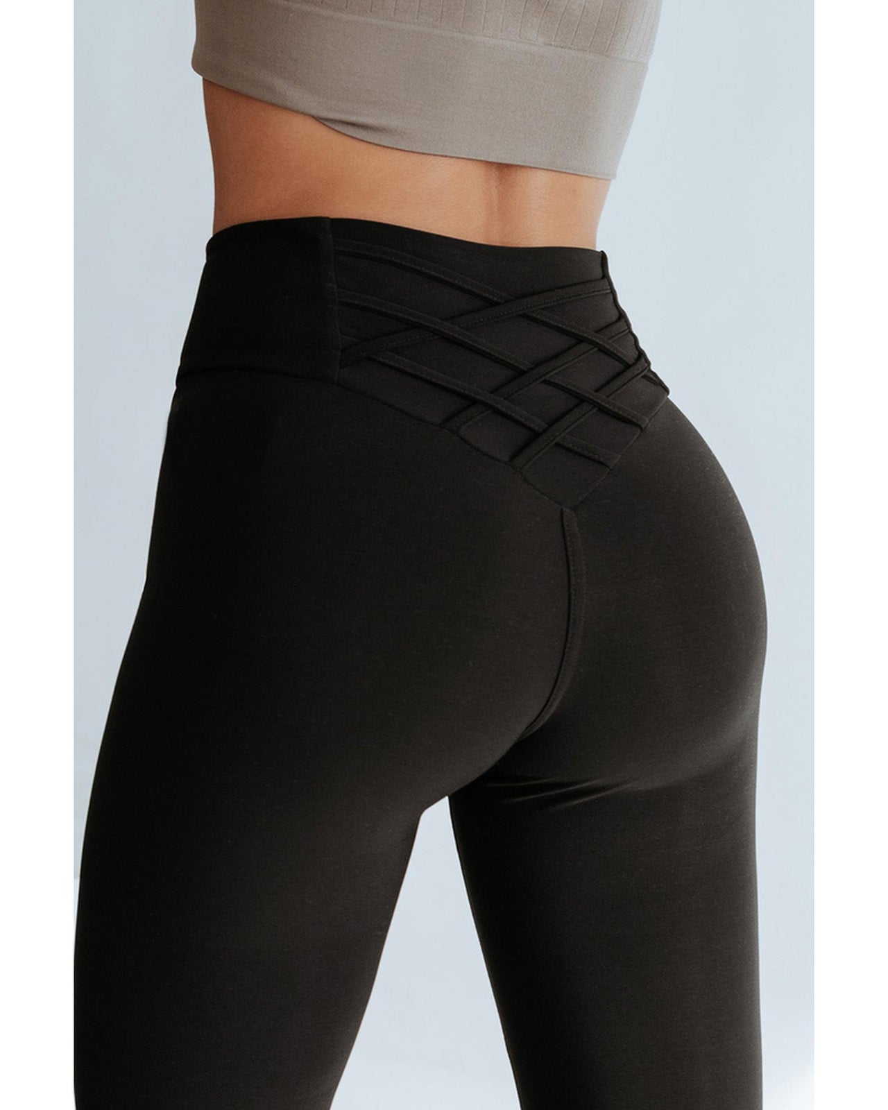 Azura Exchange Tummy Control High Waist Leggings - L