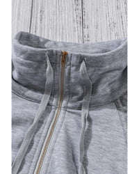 Thumbnail for Azura Exchange Quilted Half Zipper Sweatshirt - L