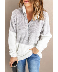 Thumbnail for Azura Exchange Oversize Fluffy Fleece Pullover - L