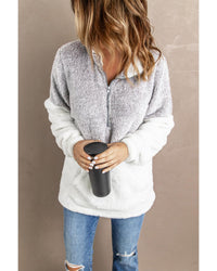 Thumbnail for Azura Exchange Oversize Fluffy Fleece Pullover - L