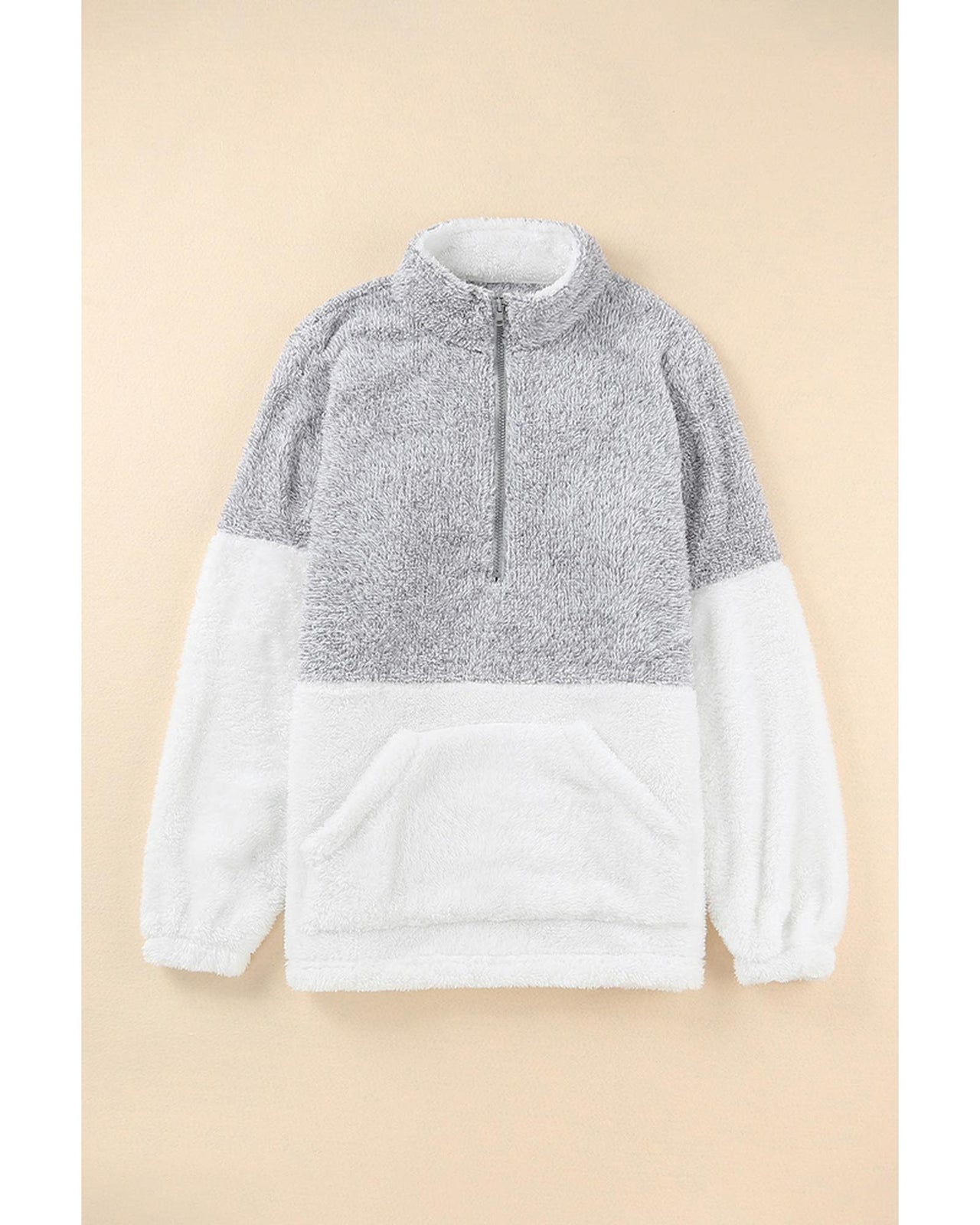 Azura Exchange Oversize Fluffy Fleece Pullover - L