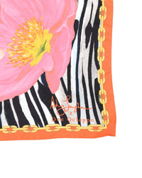 Thumbnail for Red Zebra Silk Scarf - One Size