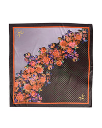 Thumbnail for Foulard with Flower Pattern - One Size