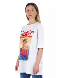 Thumbnail for Oversized Print T-Shirt S Women