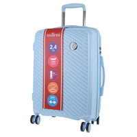 Thumbnail for Milleni Hardshell Cabin Luggage Bag Travel Carry On Suitcase 54cm (39L) - Blue