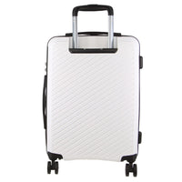 Thumbnail for Milleni Hardshell Cabin Luggage Bag Travel Carry On Suitcase 54cm (39L) - White