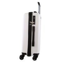 Thumbnail for Milleni Hardshell Cabin Luggage Bag Travel Carry On Suitcase 54cm (39L) - White