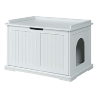 Thumbnail for Cleo Cat Litter Cabinet, White