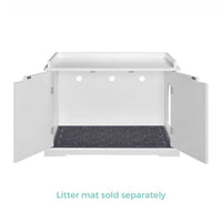 Thumbnail for Cleo Cat Litter Cabinet, White