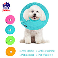 Thumbnail for Pet Dog Cat Elizabethan Collar Nylon Adjustable Cone Mesh Recovery