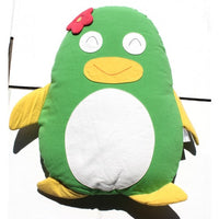 Thumbnail for Penguin Cuddling Cushion Green