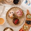 Thumbnail for Bamboo circle trays set of 5