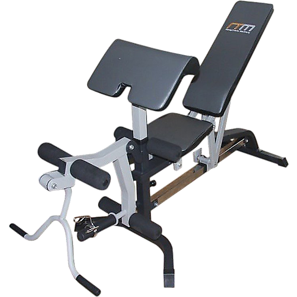 FID Flat Incline Decline Bench Press w/ Leg Extension