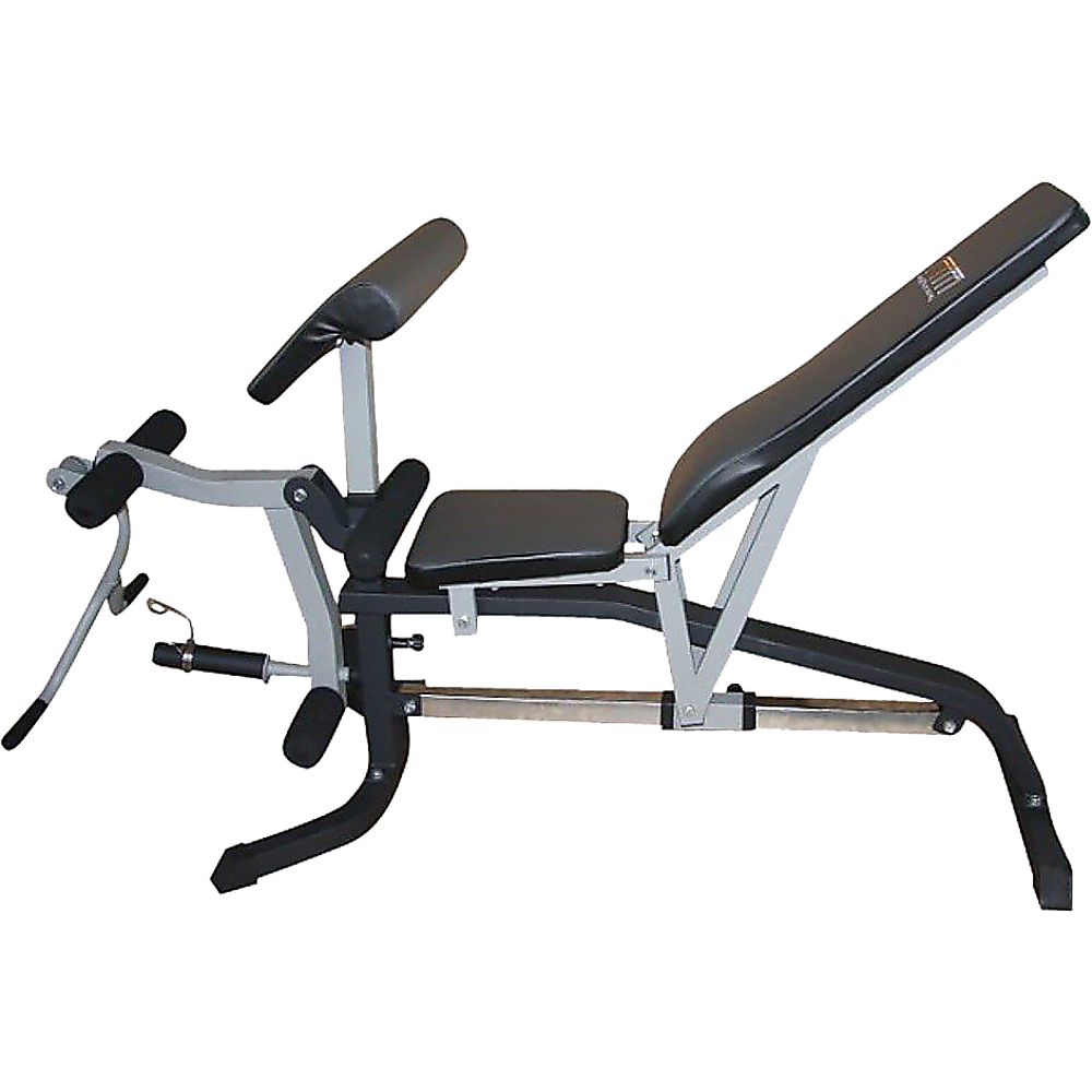 FID Flat Incline Decline Bench Press w/ Leg Extension