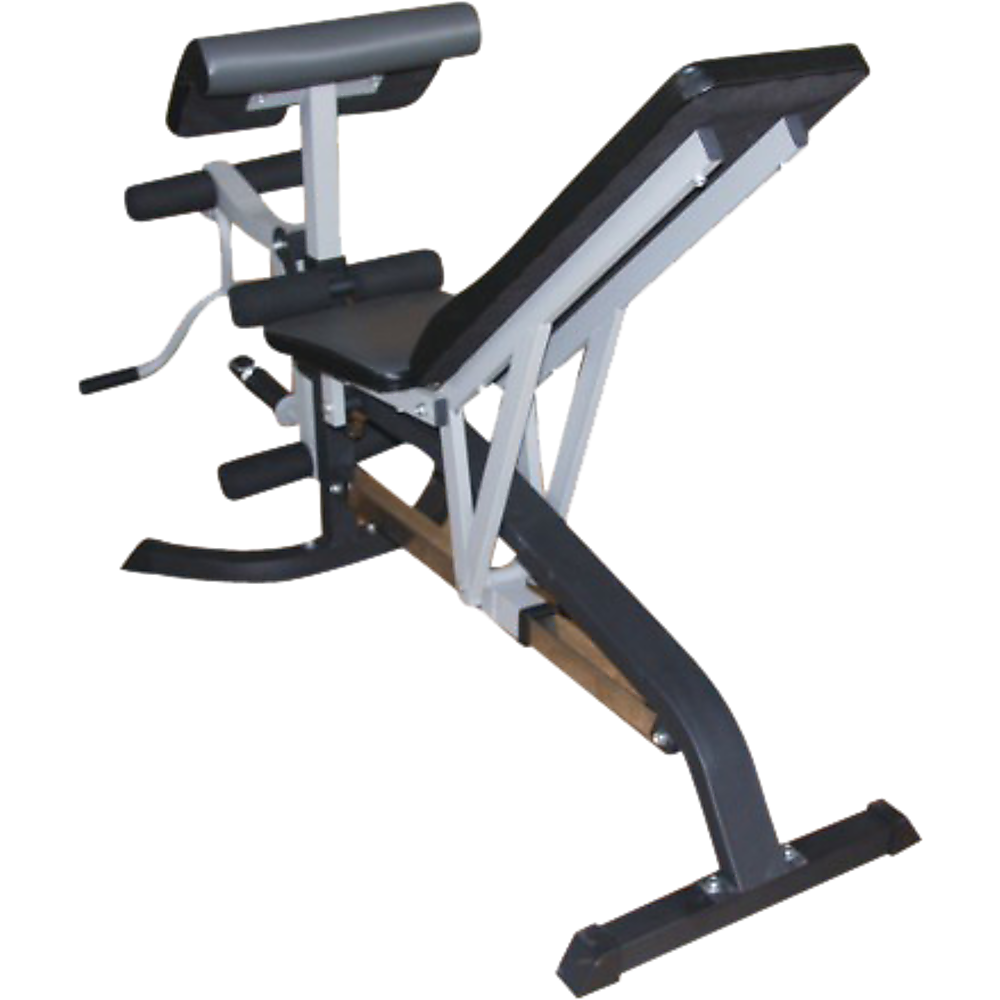 FID Flat Incline Decline Bench Press w/ Leg Extension