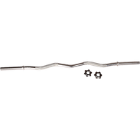 Thumbnail for Curl Bar Barbell Heavy Duty EZ with Spinlock Collars