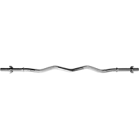 Thumbnail for Curl Bar Barbell Heavy Duty EZ with Spinlock Collars