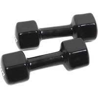 Thumbnail for 5kg Dumbbells Pair PVC Hand Weights Rubber Coated