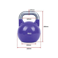 Thumbnail for 8KG, 12KG, 16KG Pro-Grade Steel KettleBell Set