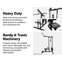 Thumbnail for Lat PullDown Low Row Fitness Machine